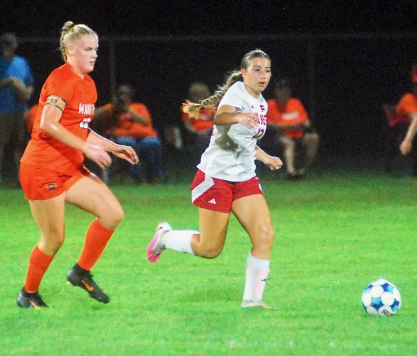 Marietta girls roll past Brooke, 9-0, on senior night